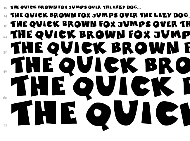 Sustainable Amazon font waterfall